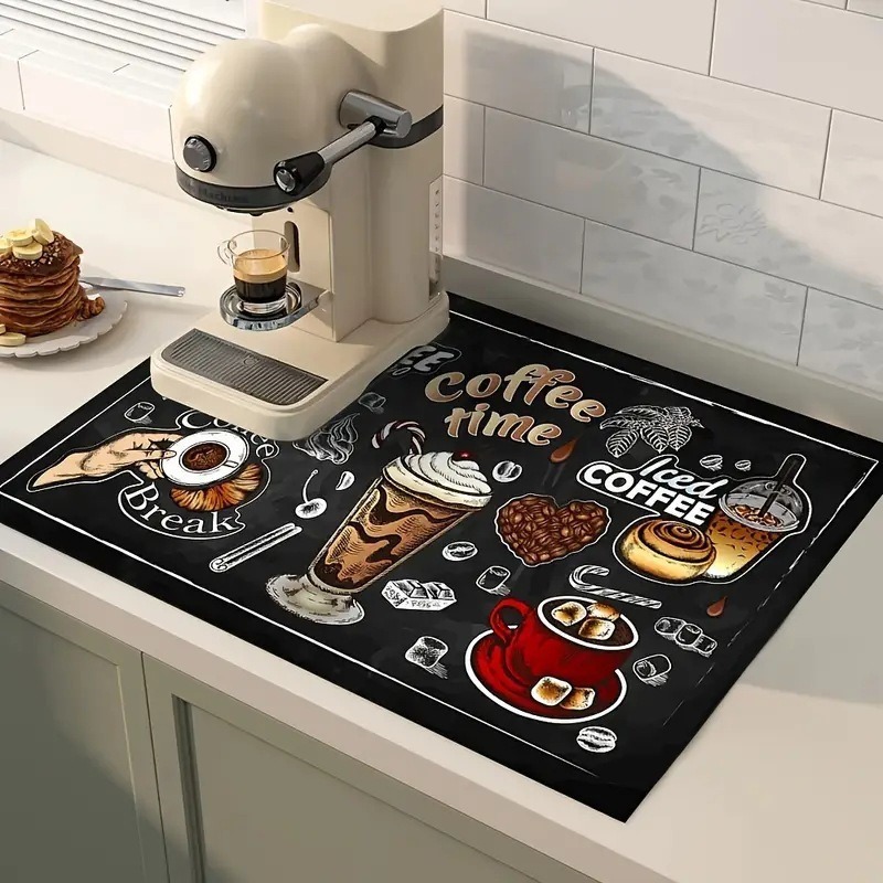 Coffee Mat Absorbent Mat Kitch - đánh giá và giá Bar Mat Rubber
