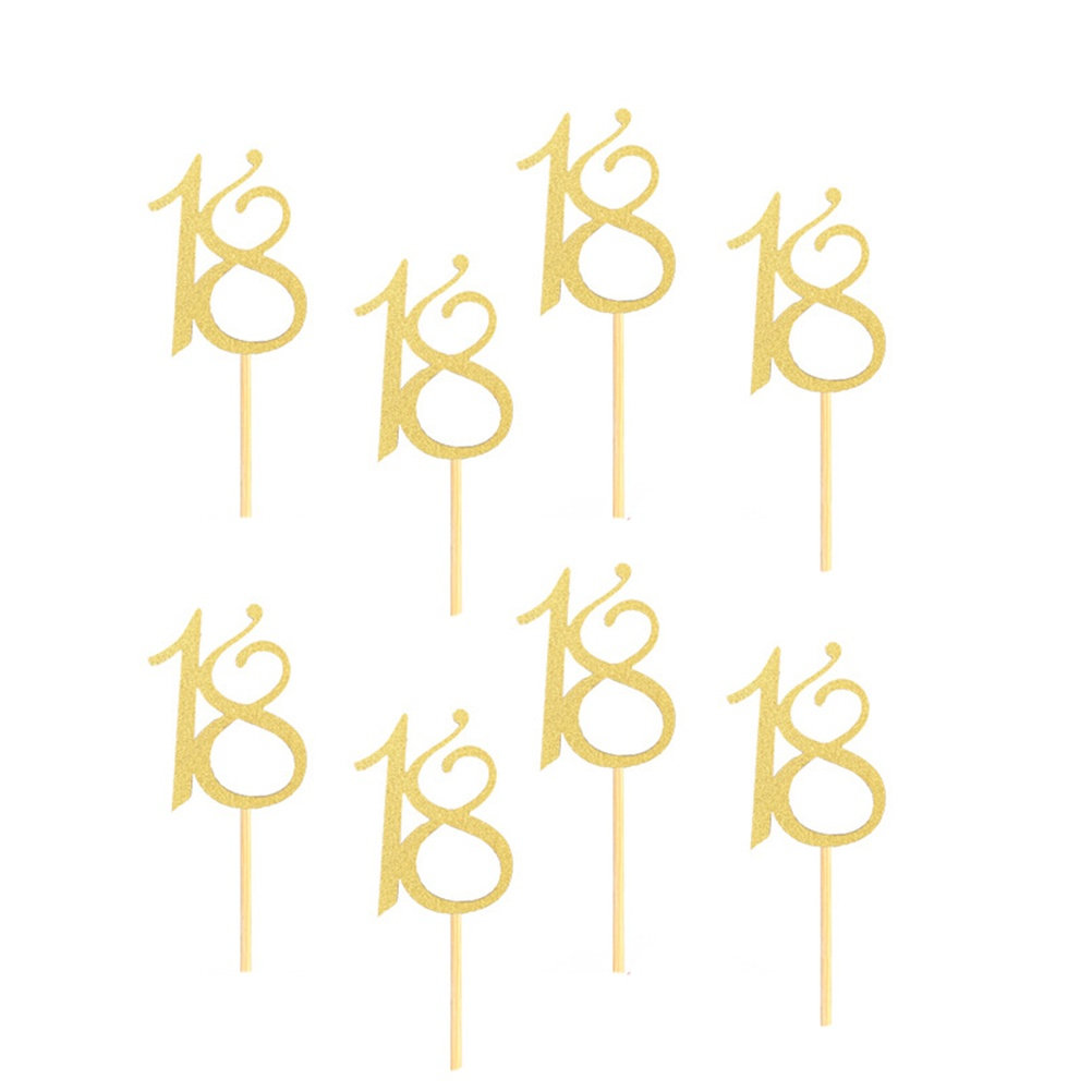 48Pcs 18Th Birthday Cake Toppe - đánh giá và giá Ice Pick Pick