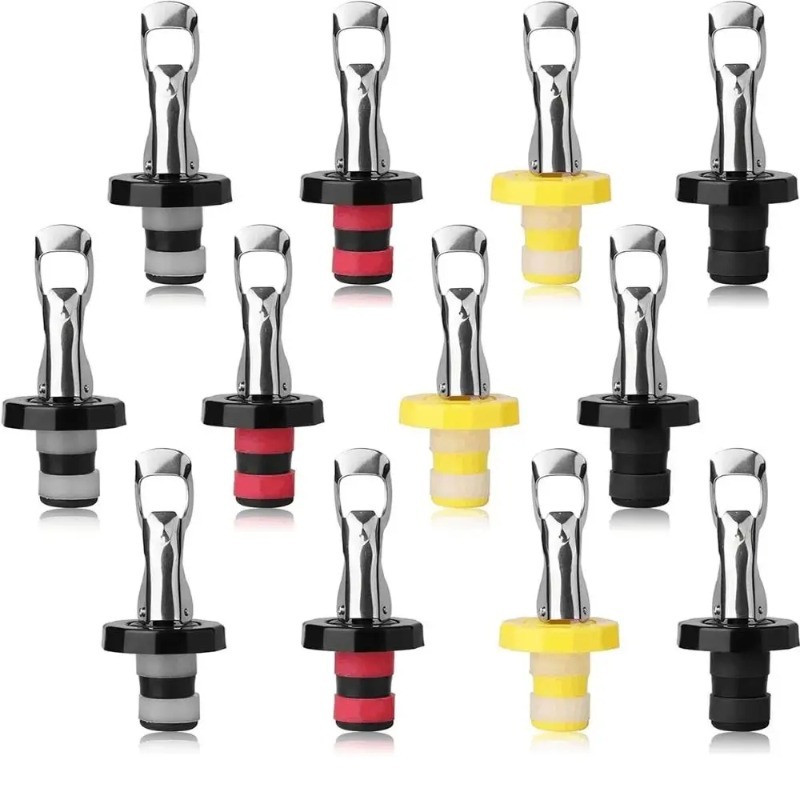 1/12PCS Vacuum Bottle Stoppers - đánh giá và giá Wine Preservation Pump