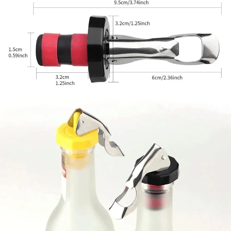 1/12PCS Vacuum Bottle Stoppers - đánh giá và giá Wine Preservation Pump