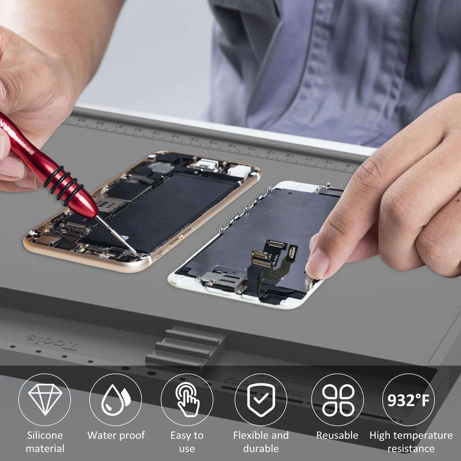 Soldering Station Mat Silicone - đánh giá và giá Bar Mat Rubber