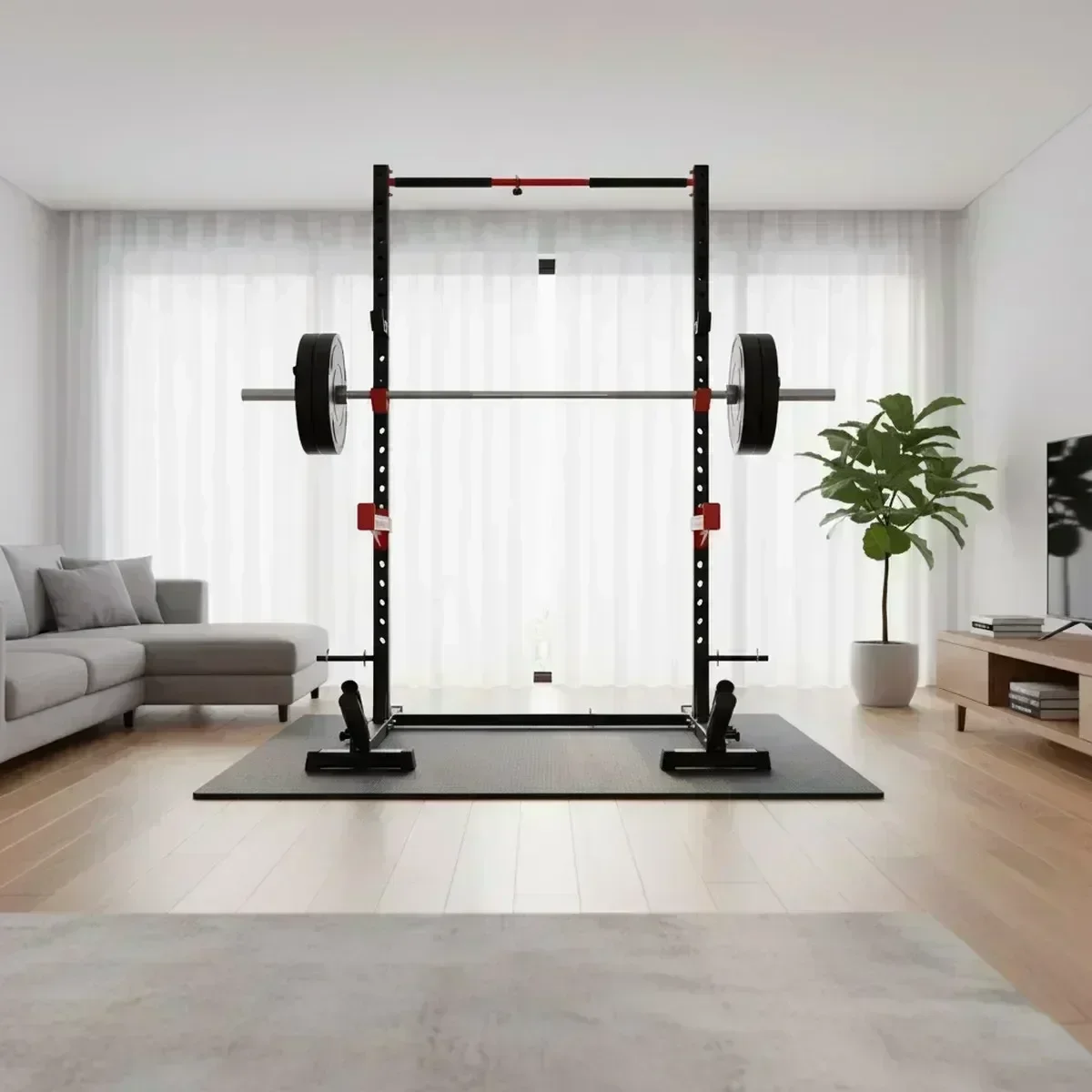 Adjustable Home Gym Squat Rack - đánh giá và giá Home Bar And Gym