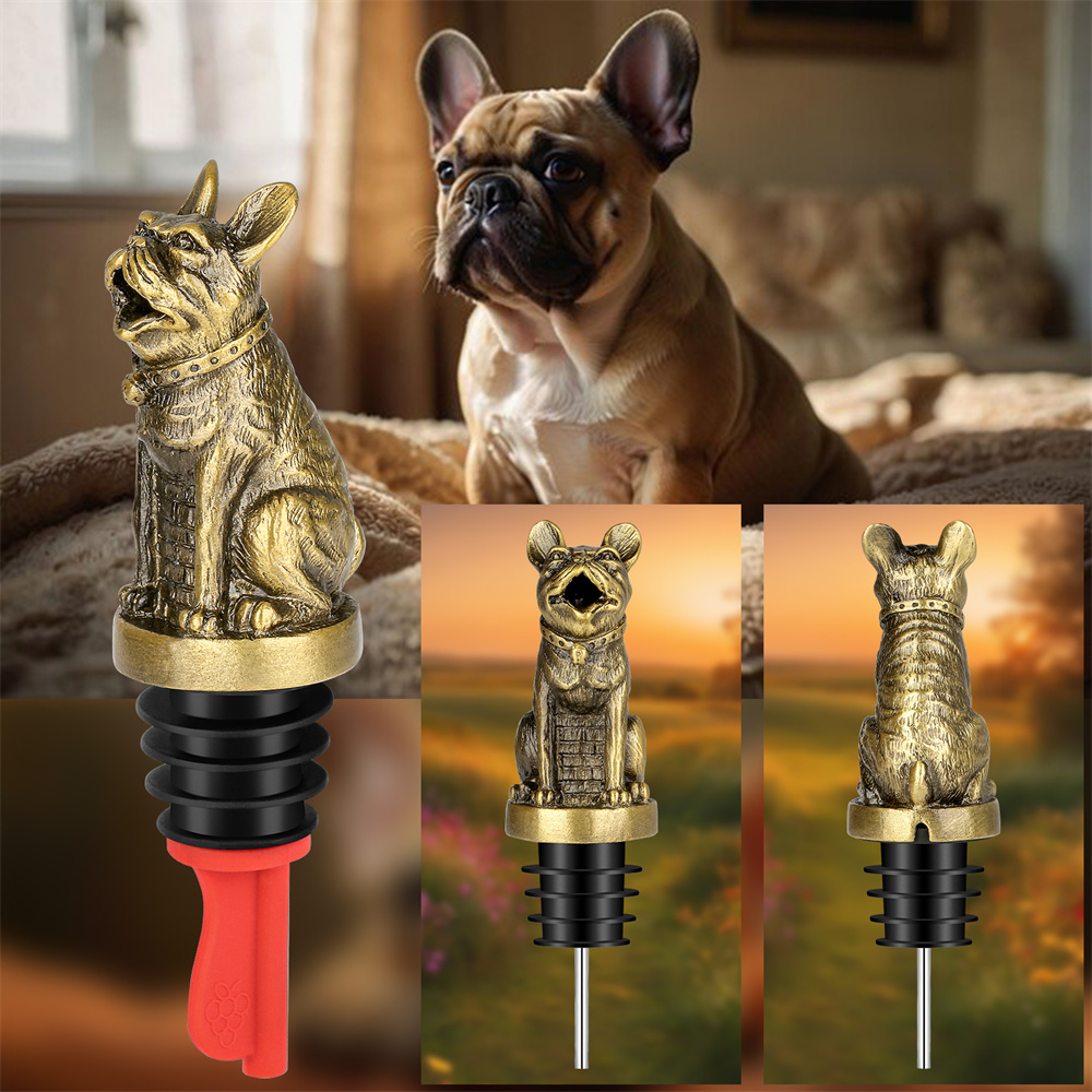 Cute French Bulldog Wine Pouer - đánh giá và giá Wine Preservation Pump