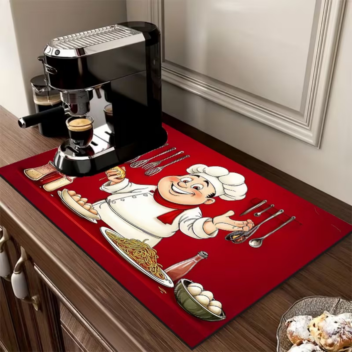 Square Kitchen Dish Mat Rubber - đánh giá và giá Bar Mat Rubber