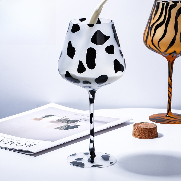 Creative Painted Tiger Leopard - đánh giá và giá Highball Glass Set