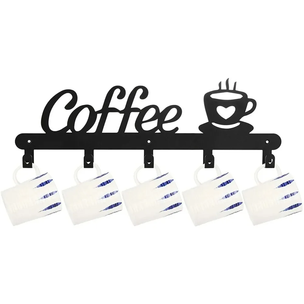 Coffee Metal Mug Holder Wall M - đánh giá và giá Home Bar Word