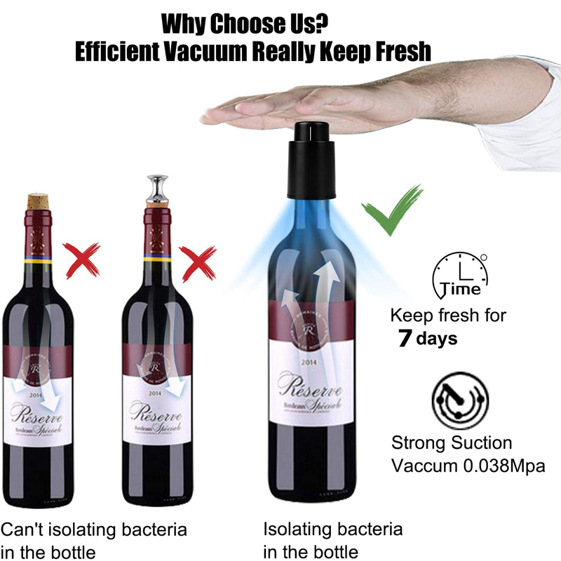 LMETJMA Wine Bottle Stoppers R - đánh giá và giá Wine Preservation Pump